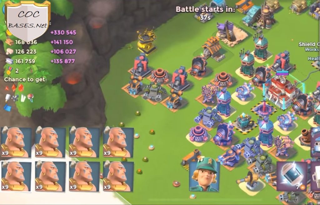 boom beach hq24 base layout