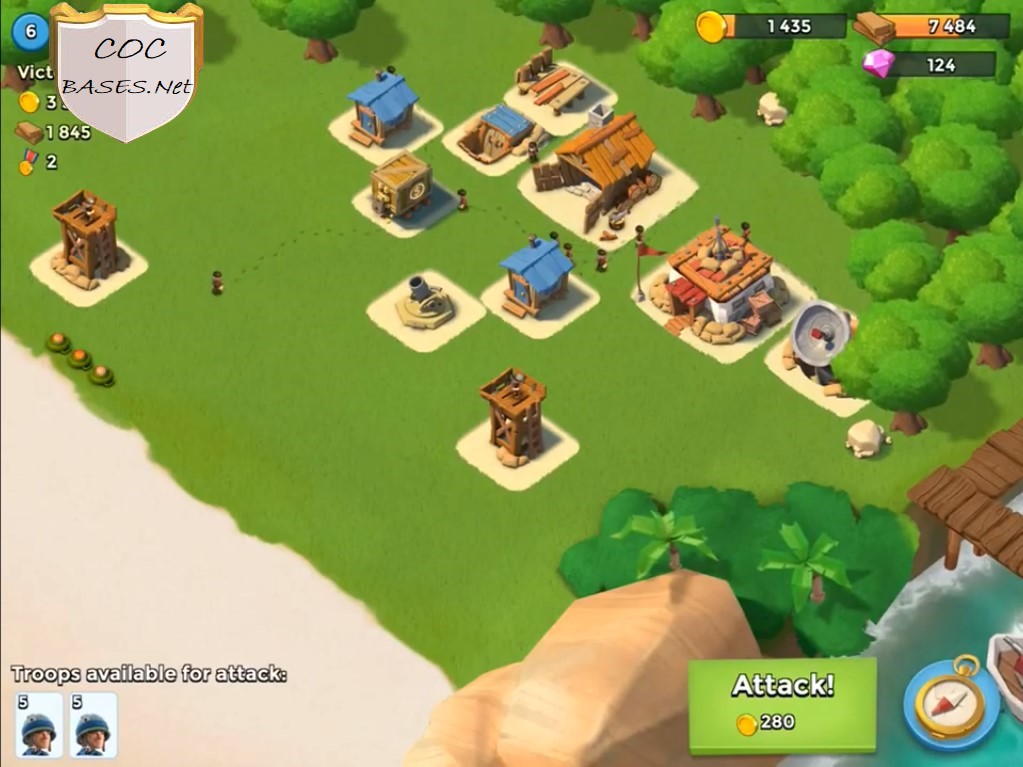 boom beach hq3 base design
