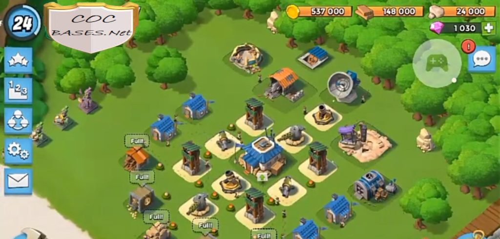boom beach hq8 base layout