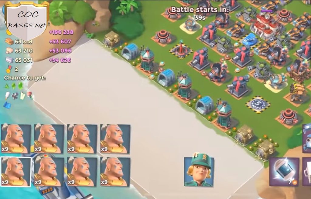 boom beach level 24 hq layout