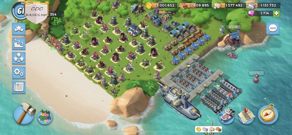 hq16 base layout