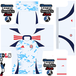 Costa Rica PLS Copa America Kit 2024 Away