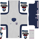 England PLS Euro Cup Kit 2024 Home