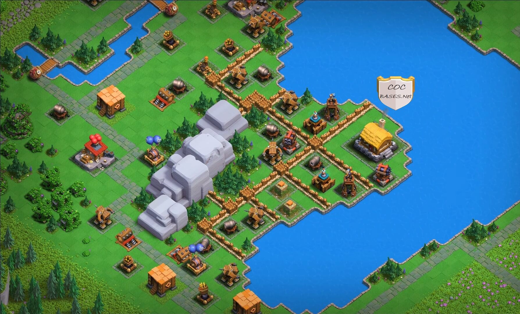 balloon lagoon level 1 base