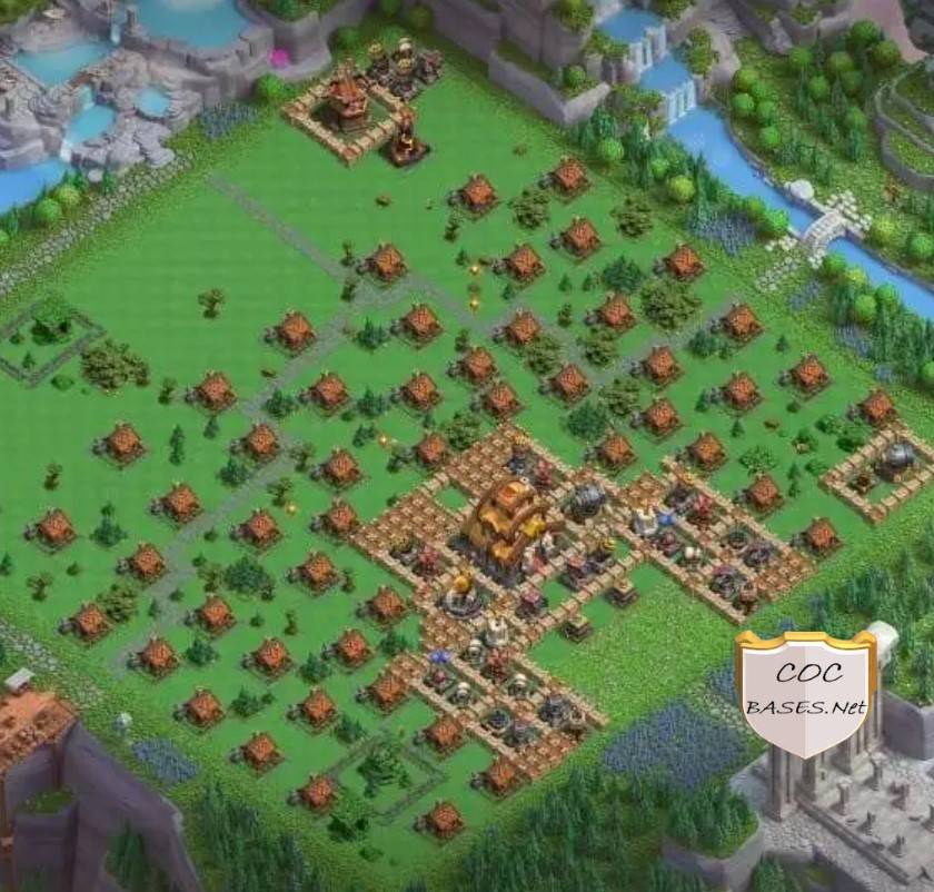 clash of clans capital hall level 7 anti 1 star