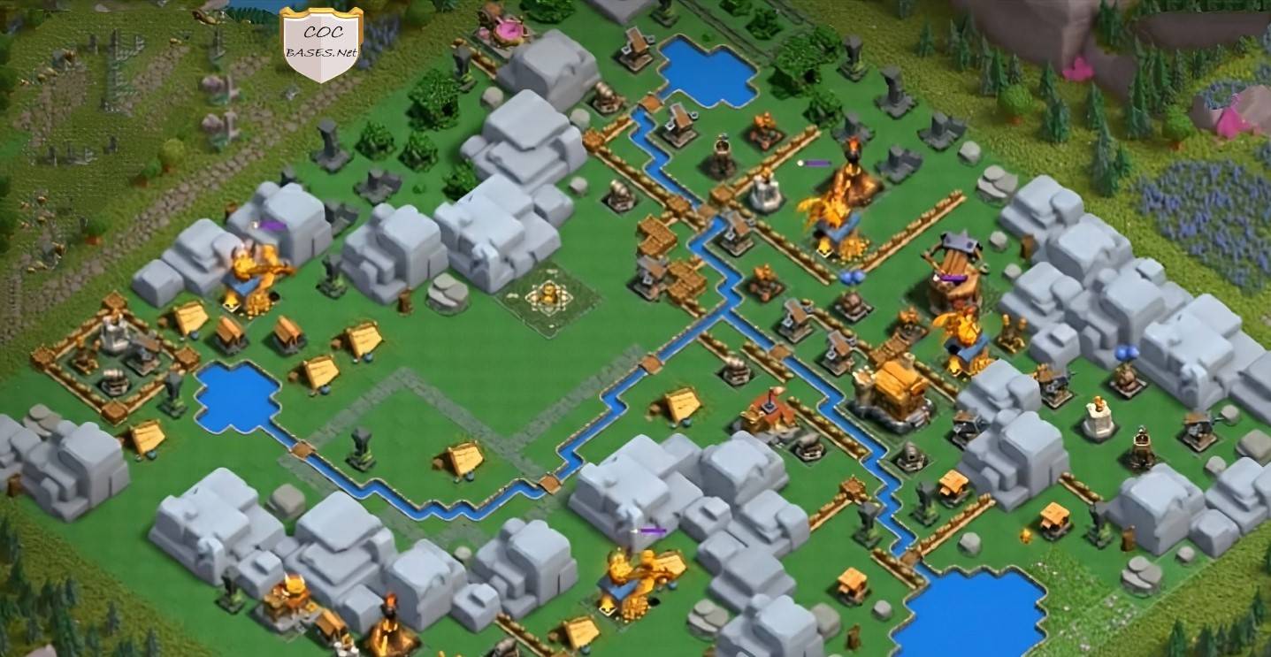 clash of clans dragon cliff level 4