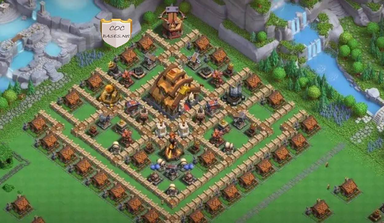 coc capital peak layout level 7 anti all troops