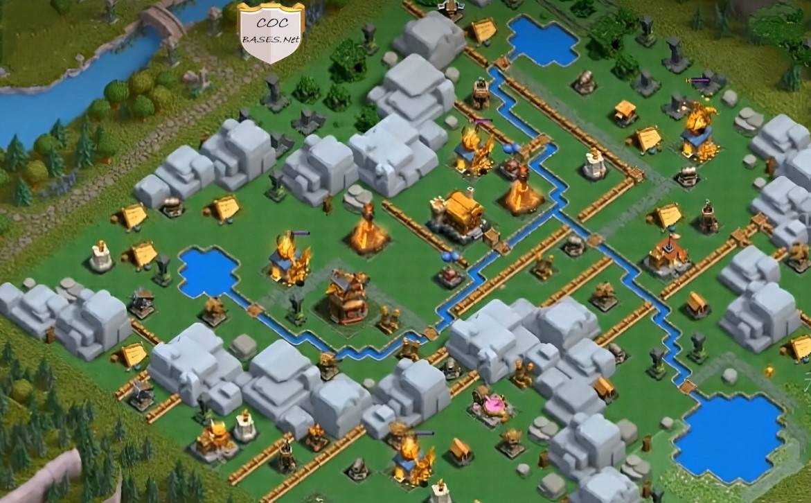 coc dragon cliff layout level 4