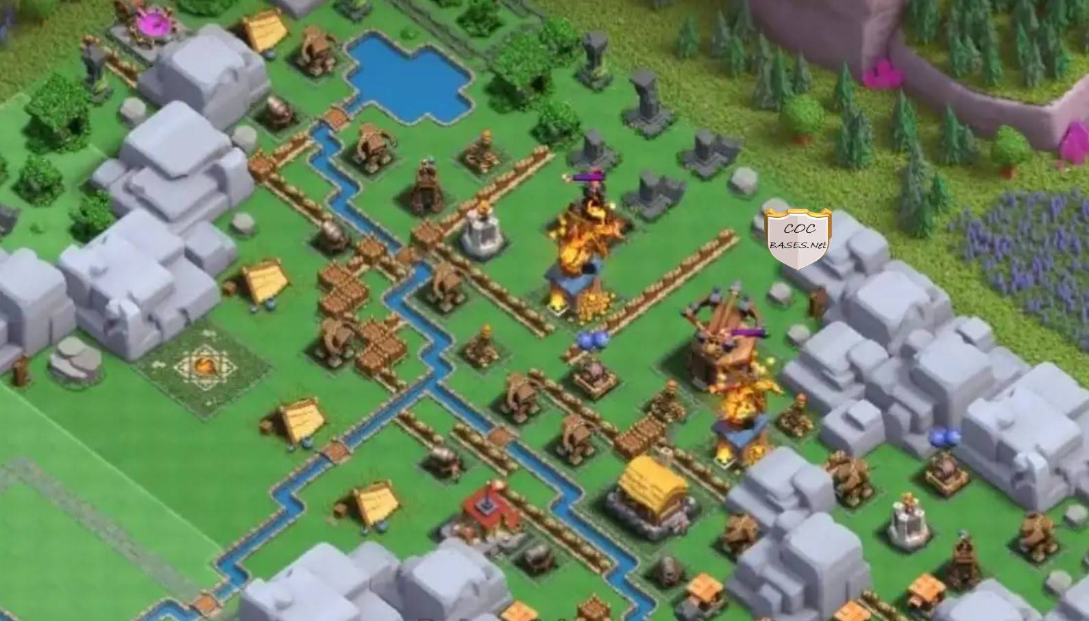 coc dragon cliffs layout level 1 link