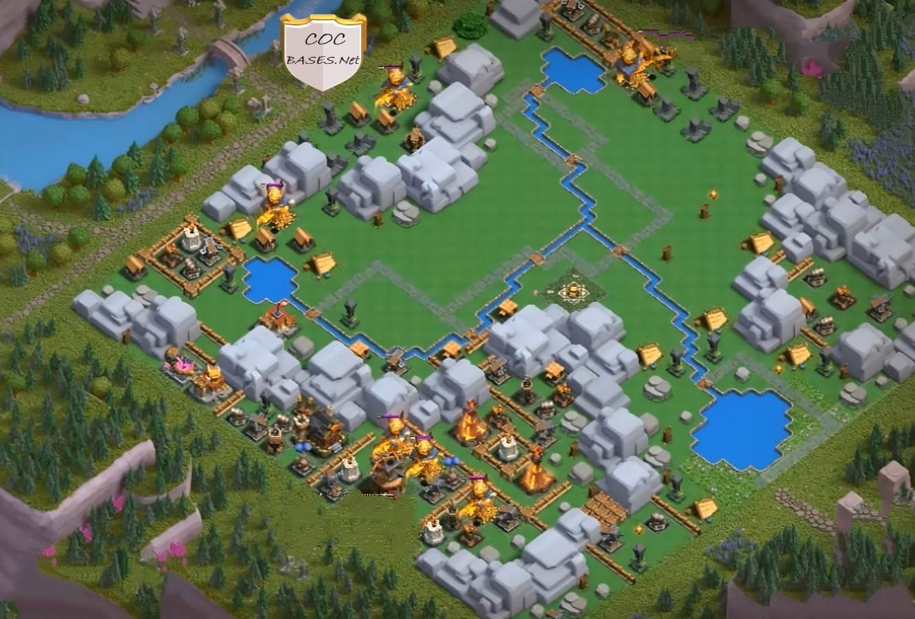 coc dragon cliffs layout level 5