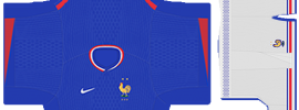 France PLS Euro Cup Kit 2024 Home