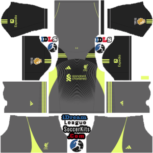 Liverpool dls kit 2026 gk home