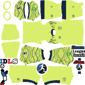 West Ham United kit dls 2026 gk away